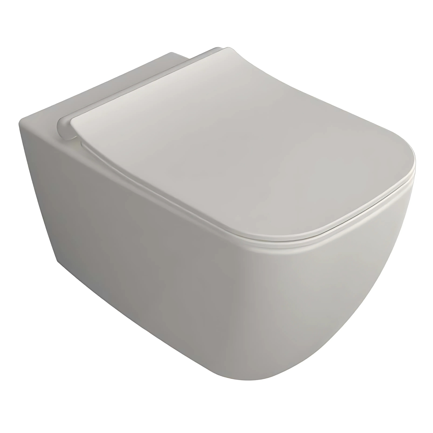 Isvea Vea Cubo Rimless Mat Beyaz Asma Klozet