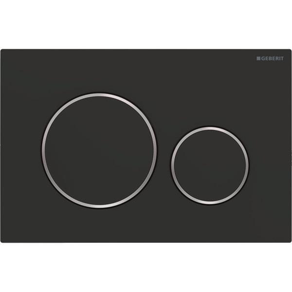 Sigma20 round, Mat siyah/Parlak krom