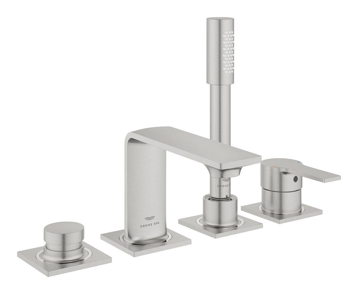 Grohe Allure 4 Delikli Ankastre Küvet Bataryası, Paslanmaz Çelik - 19316DC1
