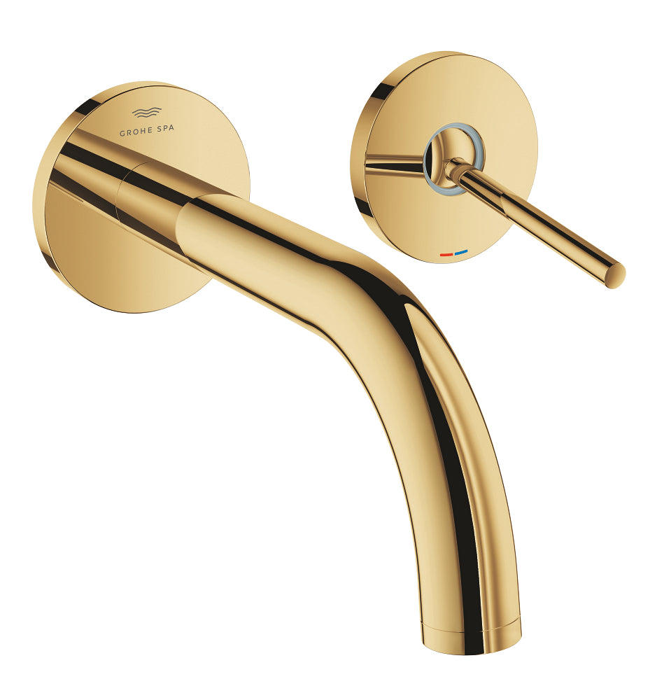 Grohe Atrio 2 Delikli Ankastre Lavabo Bataryası, (Sıva Üstü Grubu), Altın - 29410GL0
