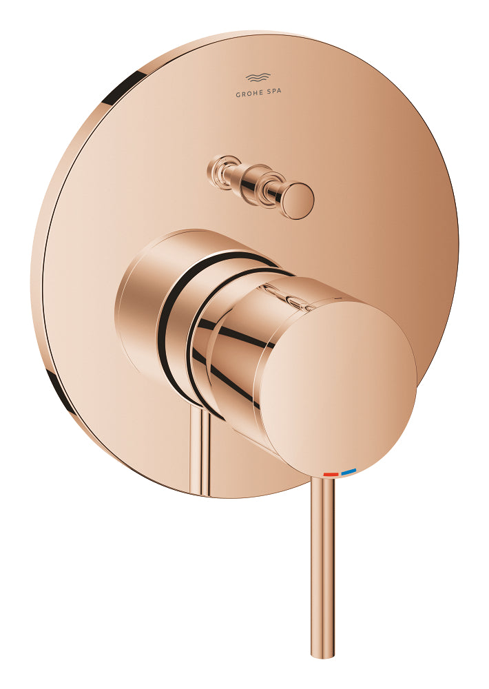 Grohe Atrio Ankastre Banyo/Duş Bataryası (Sıva Üstü Grubu), Bakır - 24355DA0