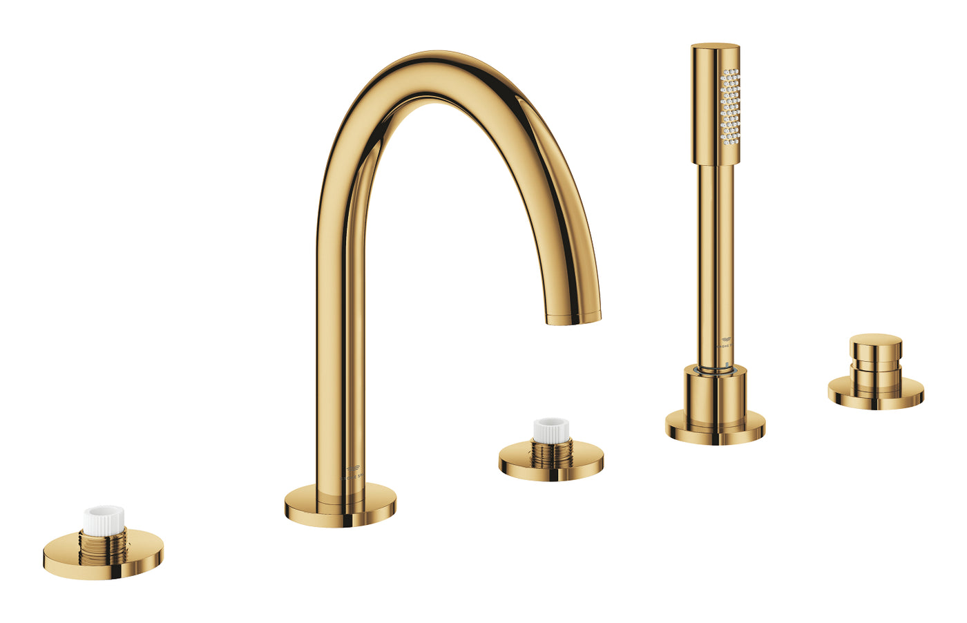 Grohe Atrio Private Collection 5 Delikli Küvet Bataryası - 25224GL0