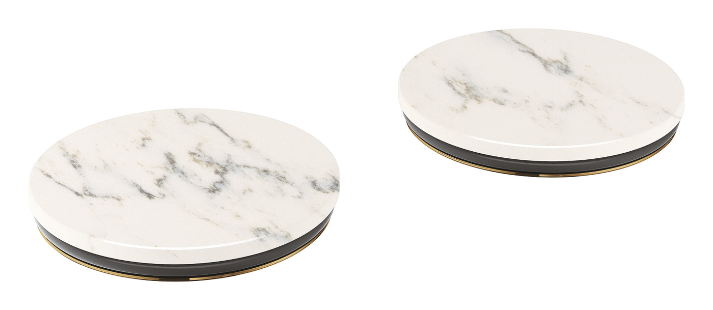 Grohe Atrio Private Collection Inlays Made From White Attica Caesarstone Material - 48462000