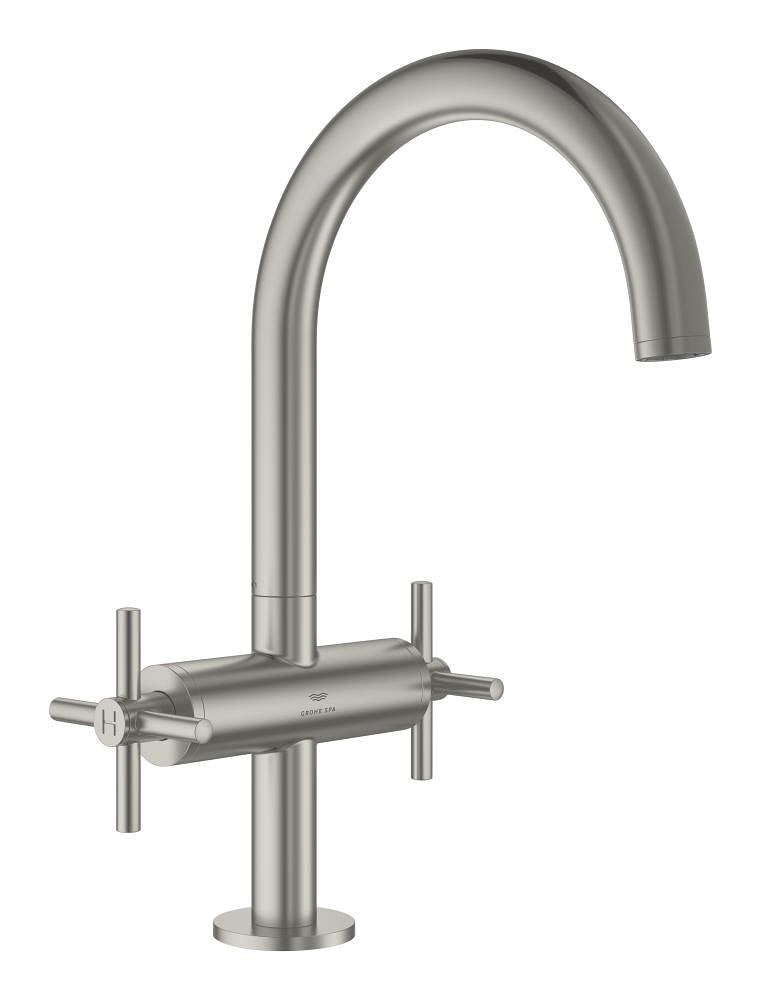 Grohe Atrio Tek delikli lavabo bataryası 1/2″ L-Boyut - 21144MS0