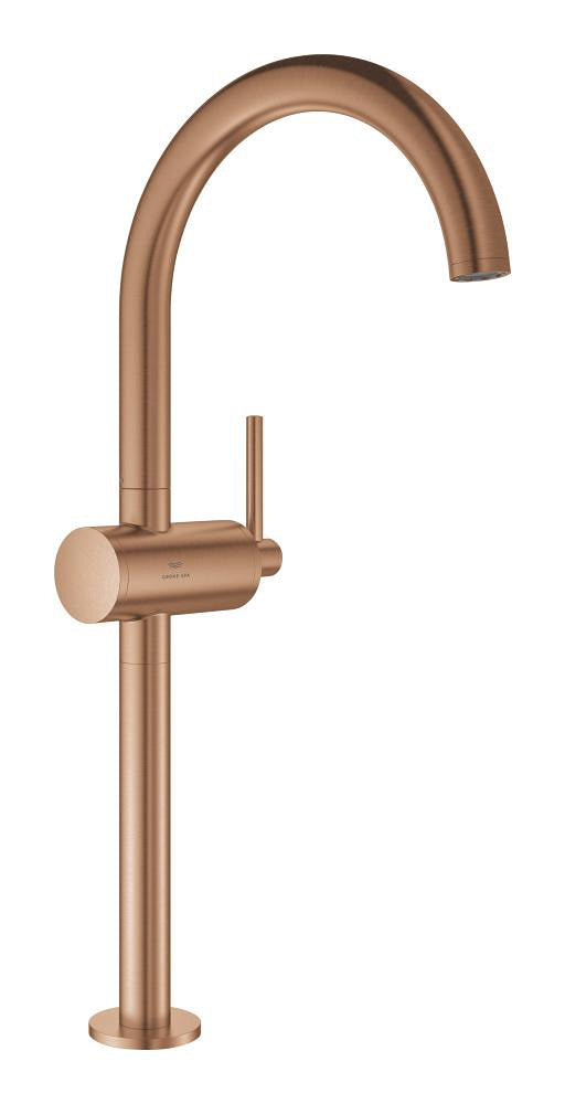 Grohe Atrio Tezgah Üstü Lavabo Bataryası, Fırçalı Bakır - 24365DL0