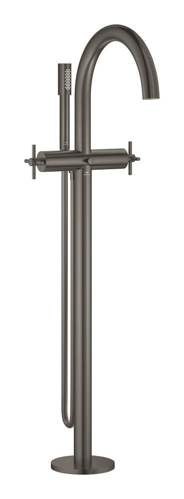 Grohe Atrio Yerden Küvet Bataryası (Sıva Üstü Grubu), Fırçalı Sert Grafit - 25272AL0