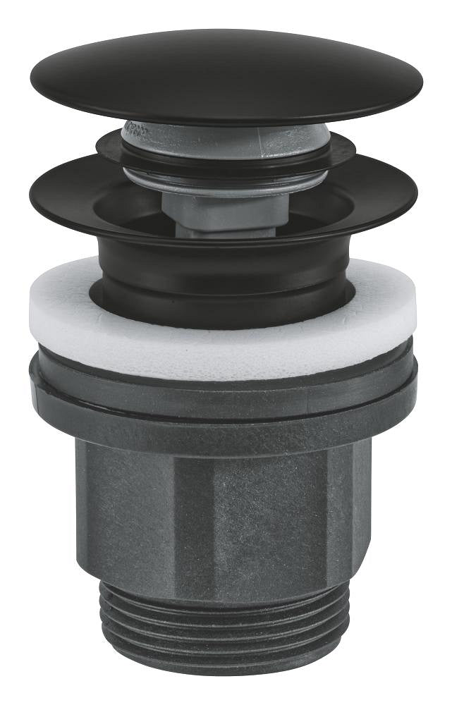Grohe Bas-Aç Sifon Tapa Takımı Mat Siyah - 1024642430