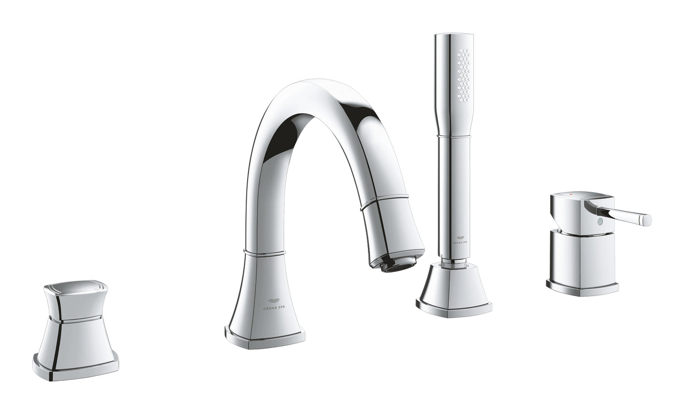 Grohe Grandera Dört Delikli Küvet Bataryası - 29418000