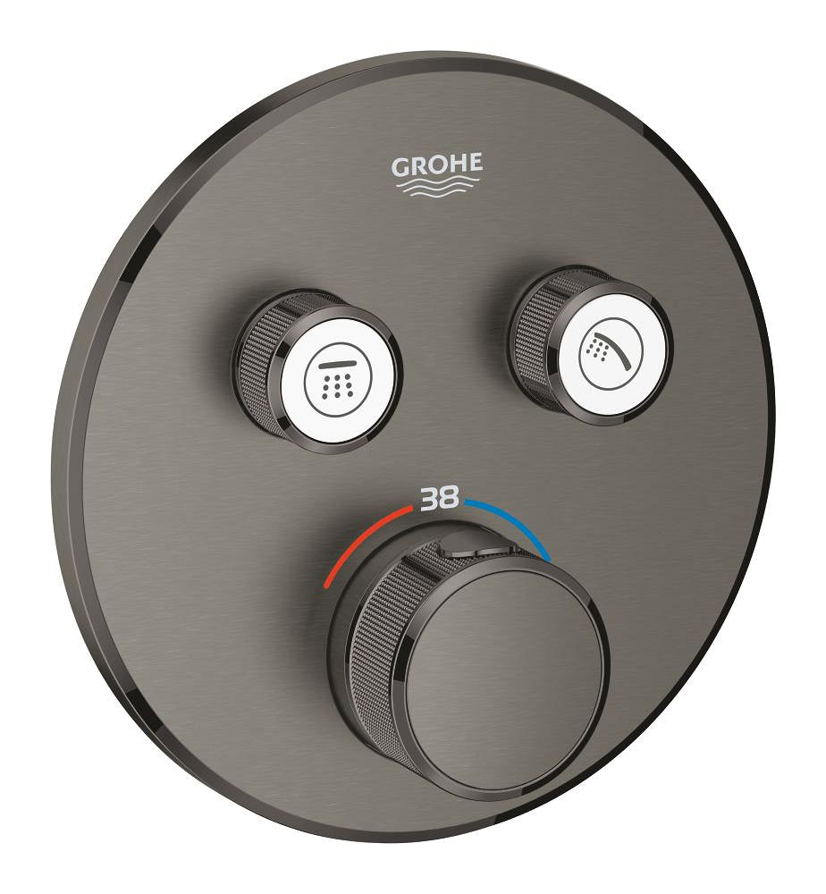 Grohe Grohtherm Smartcontrol Çift Valfli Akış Kontrollü, Ankastre Termostatik Duş Bataryası - 29119Al0