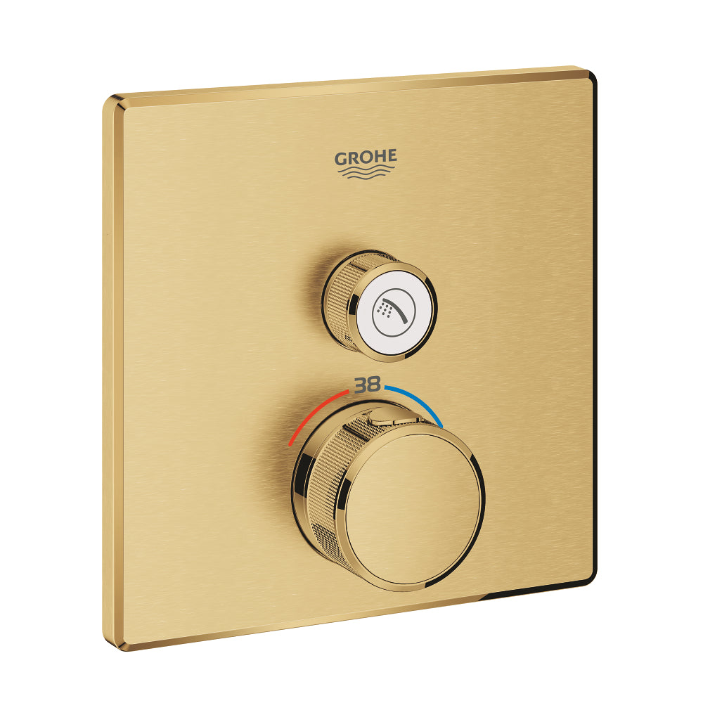 Grohe Grohtherm Smartcontrol Tek Valfli Akış Kontrollü, Ankastre Termostatik Duş Bataryası - 29123Gn0