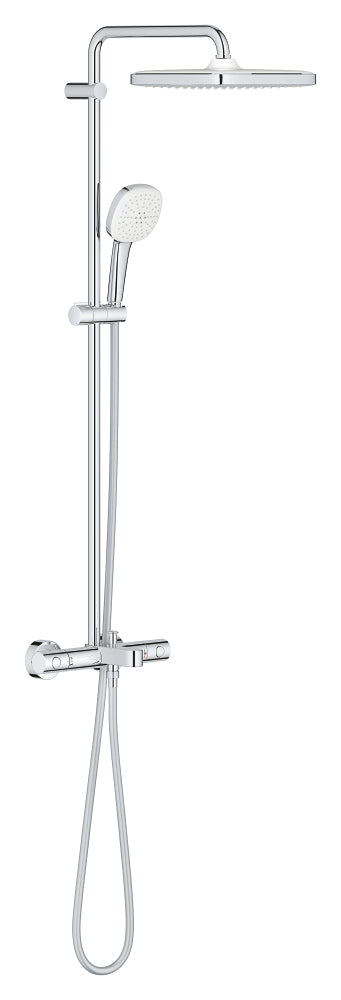 Grohe Tempesta System 250 Cube Duvara Monte Termostatik Bataryalı Duş Sistemi - 26975001
