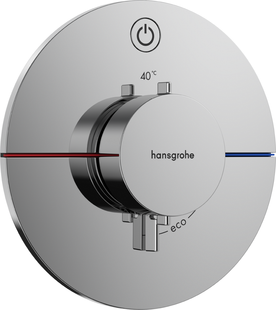 Hansgrohe 1 işlevli ankastre kurulum için RainSelect Comfort S Termostat - 15553000