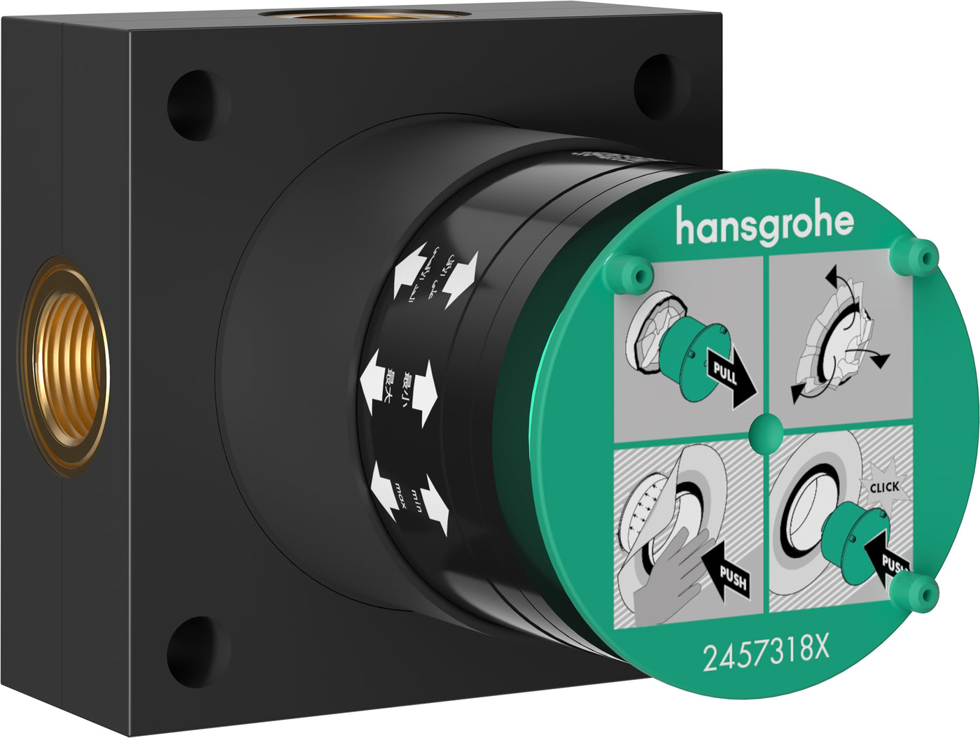 Hansgrohe 2jet tepe duşu için temel set - 24573180