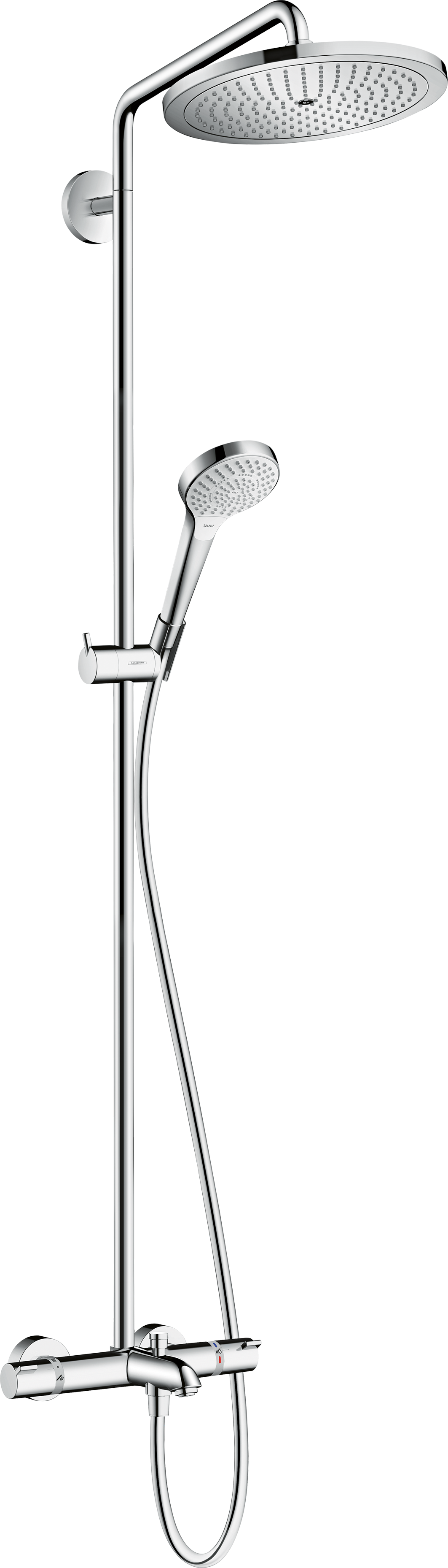 HansGrohe Croma Select S Duş Kolonu 280 1 Jet, Banyo Termostatı İle - 26792000