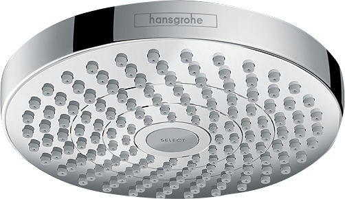 HansGrohe Croma Select S Tepe Duşu 180 2 Jet, Ecosmart, 9 Lt/Dk - 26523000