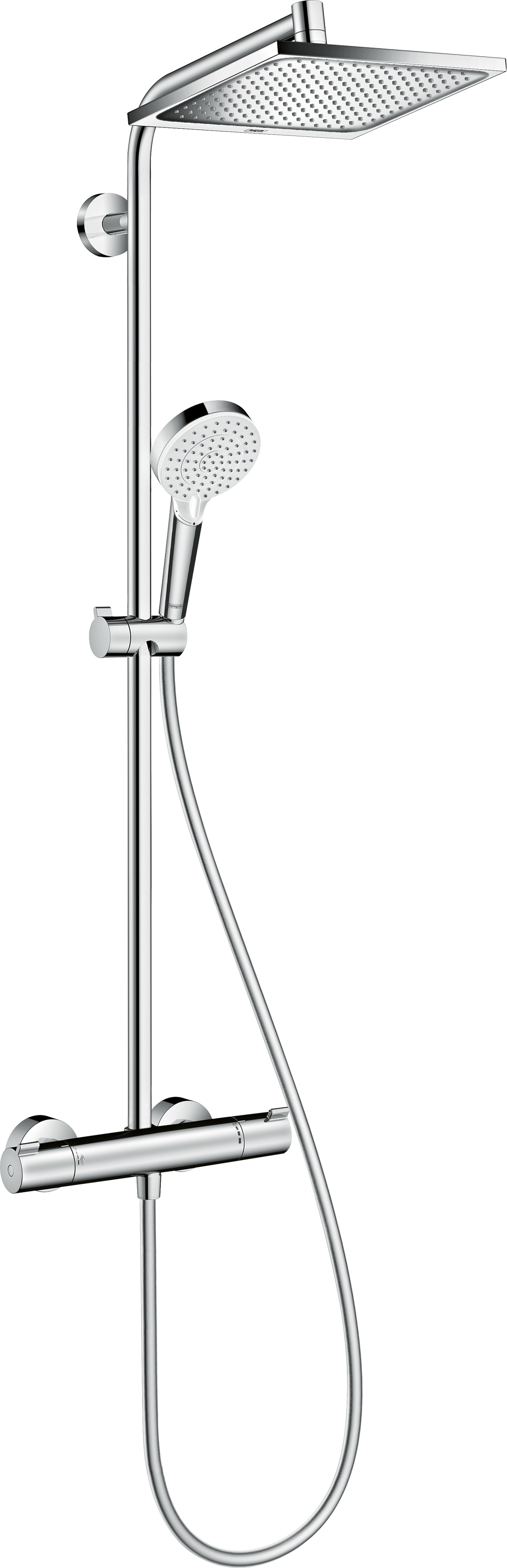 HansGrohe Crometta E Duş Kolonu 240 1 Jet, Ecosmart, Termostat İle - 27281000