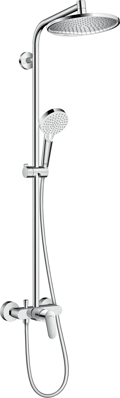 HansGrohe Crometta S Duş Kolonu 240 1 Jet, Tek Kollu Batarya İle - 27269000