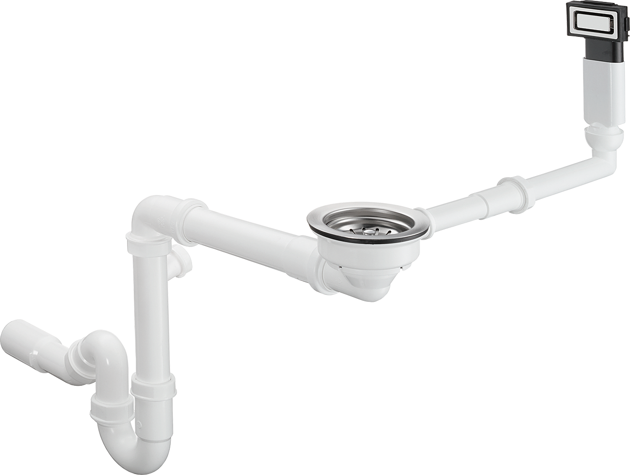 HansGrohe D14 - 10 Manuel Gider Ve Taşma Seti Tek Hazneli İçin - 43921800