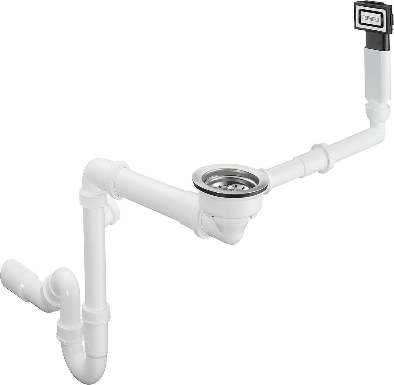 HansGrohe D16 - 10 Manuel Gider Ve Taşma Seti Tek Hazneli Granit Eviye İçin - 43927000