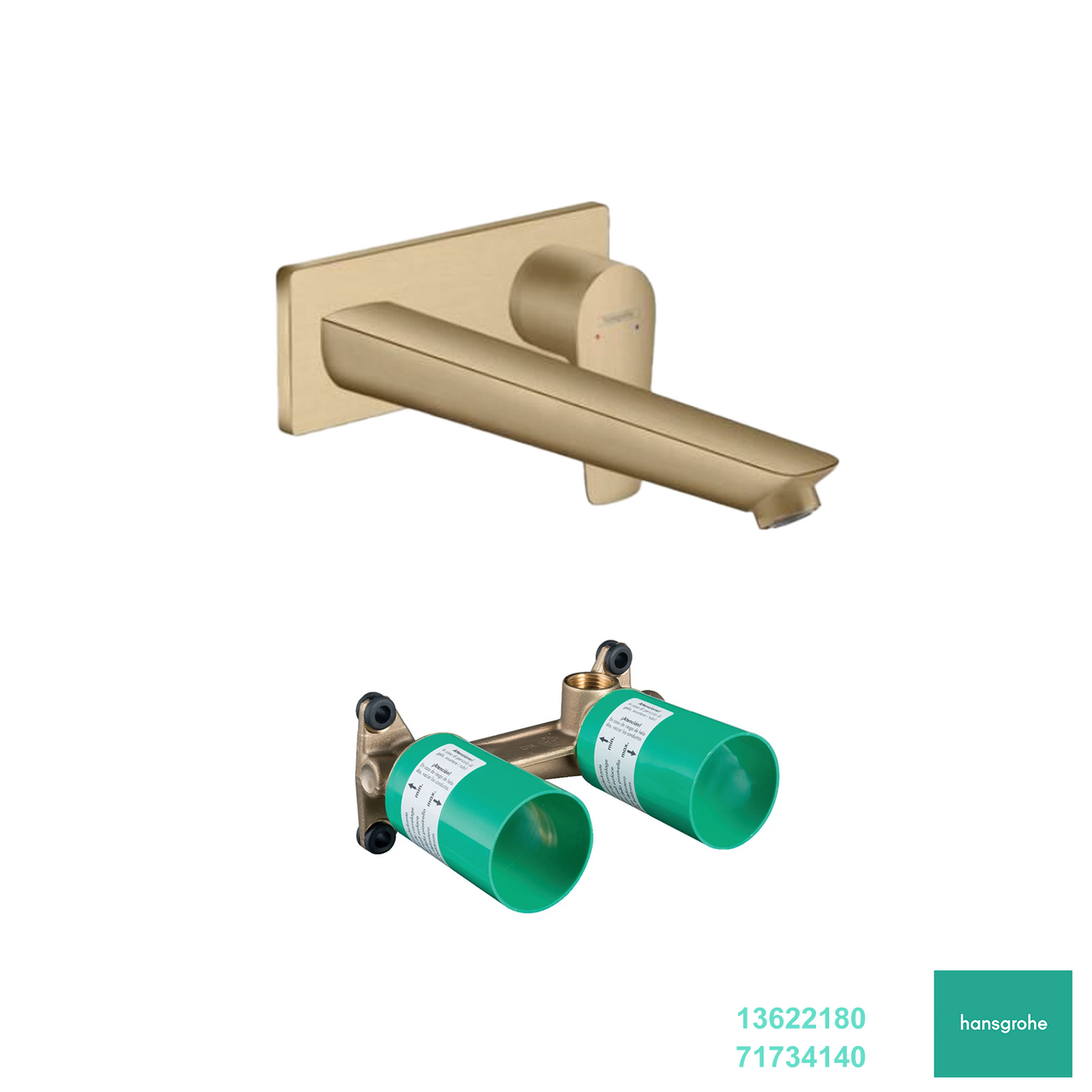 Hansgrohe Duvardan Ankastre Lavabo Bataryası - 1