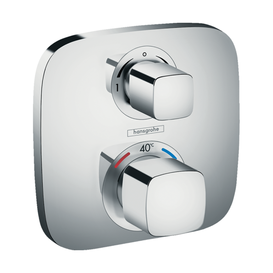 HansGrohe Ecostat E Termostat Ankastre Montaj, 2 Çıkış İçin - 15708000