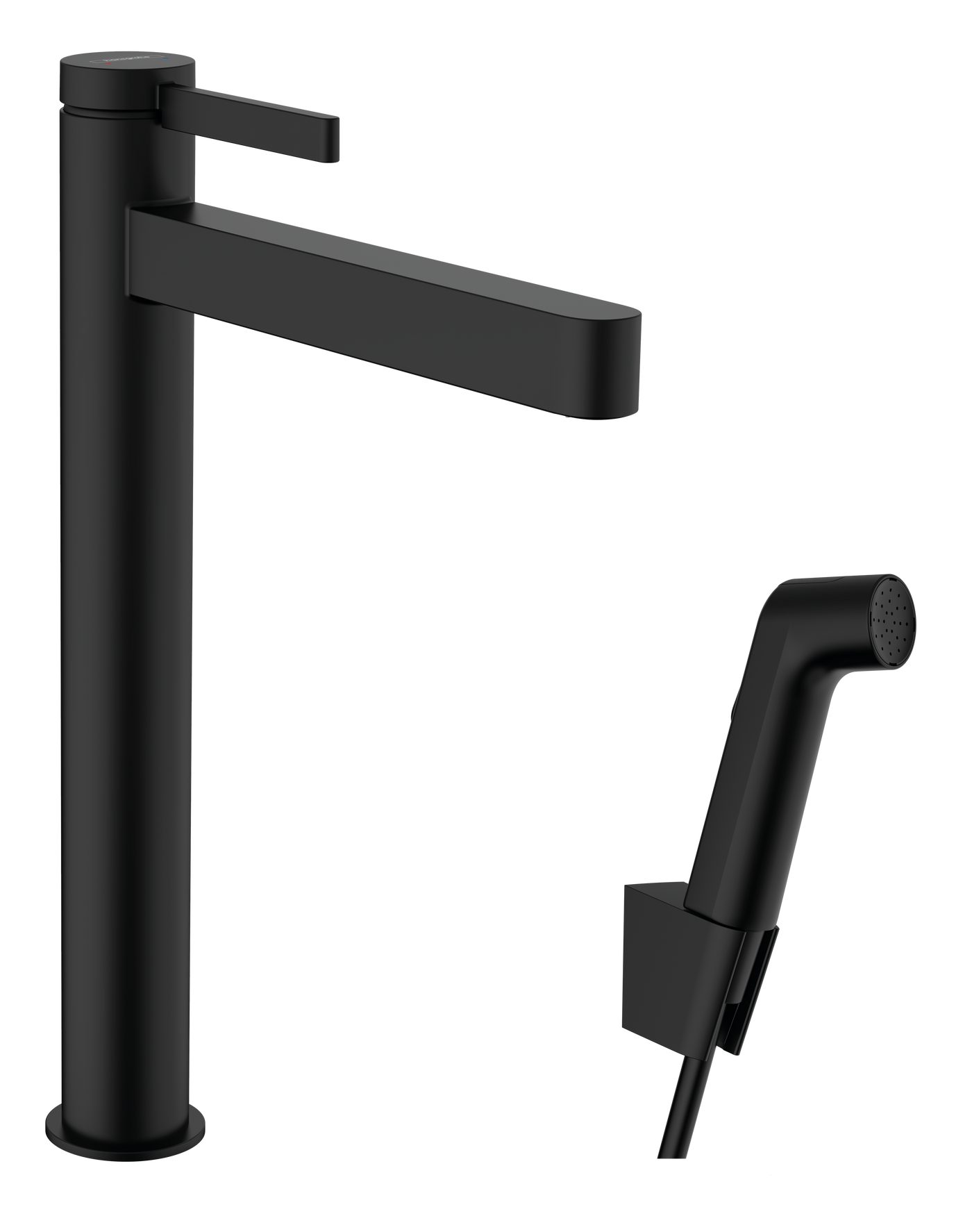 HansGrohe Finoris Tek Kollu Lavabo Bataryası 260, Bidette El Duşu Ve 160 Cm Duş Hortumu İle - 76220670