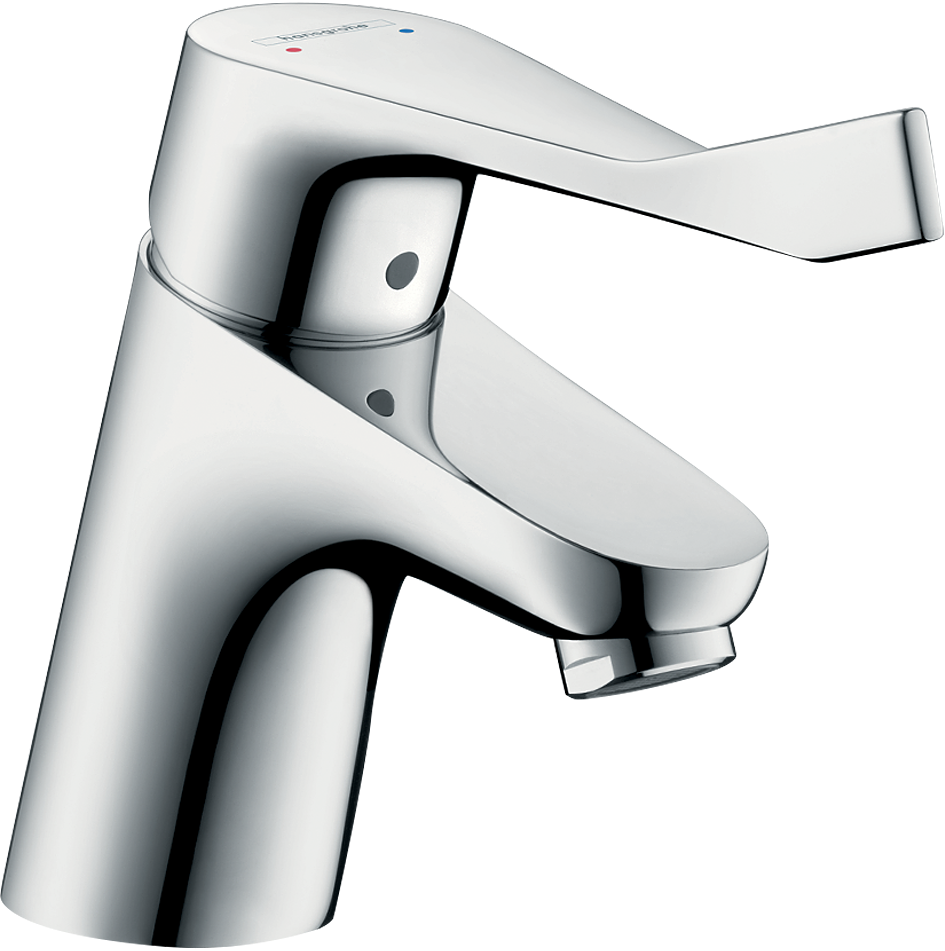 HansGrohe Focus Tek Kollu Lavabo Bataryası 70 Kumandasız, Ekstra Uzun Volan İle - 31914000