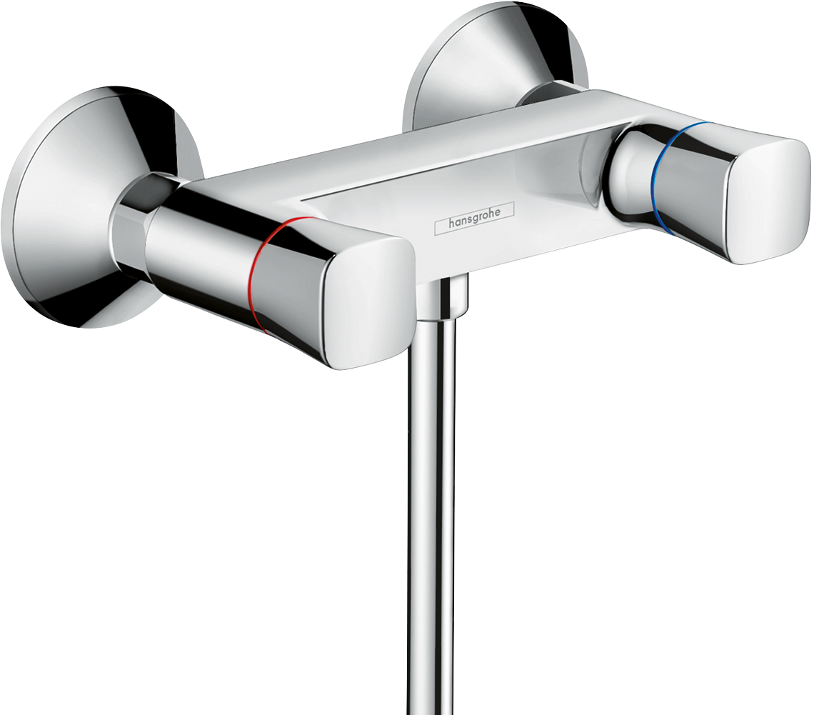 HansGrohe Logis 2 - Volanlı Duş Bataryası Aplike - 71263000