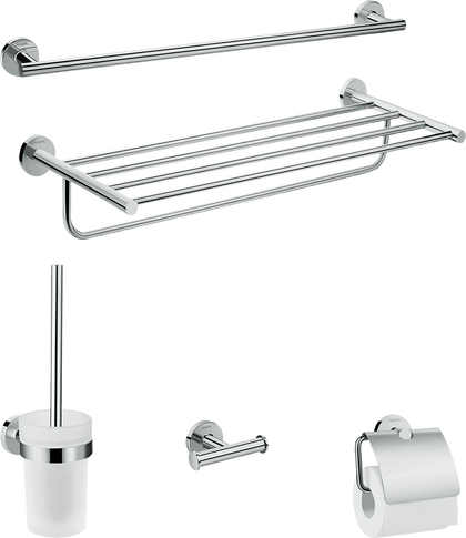 HansGrohe Logis Universal Banyo Aksesuar Seti 5'Li - 41728000
