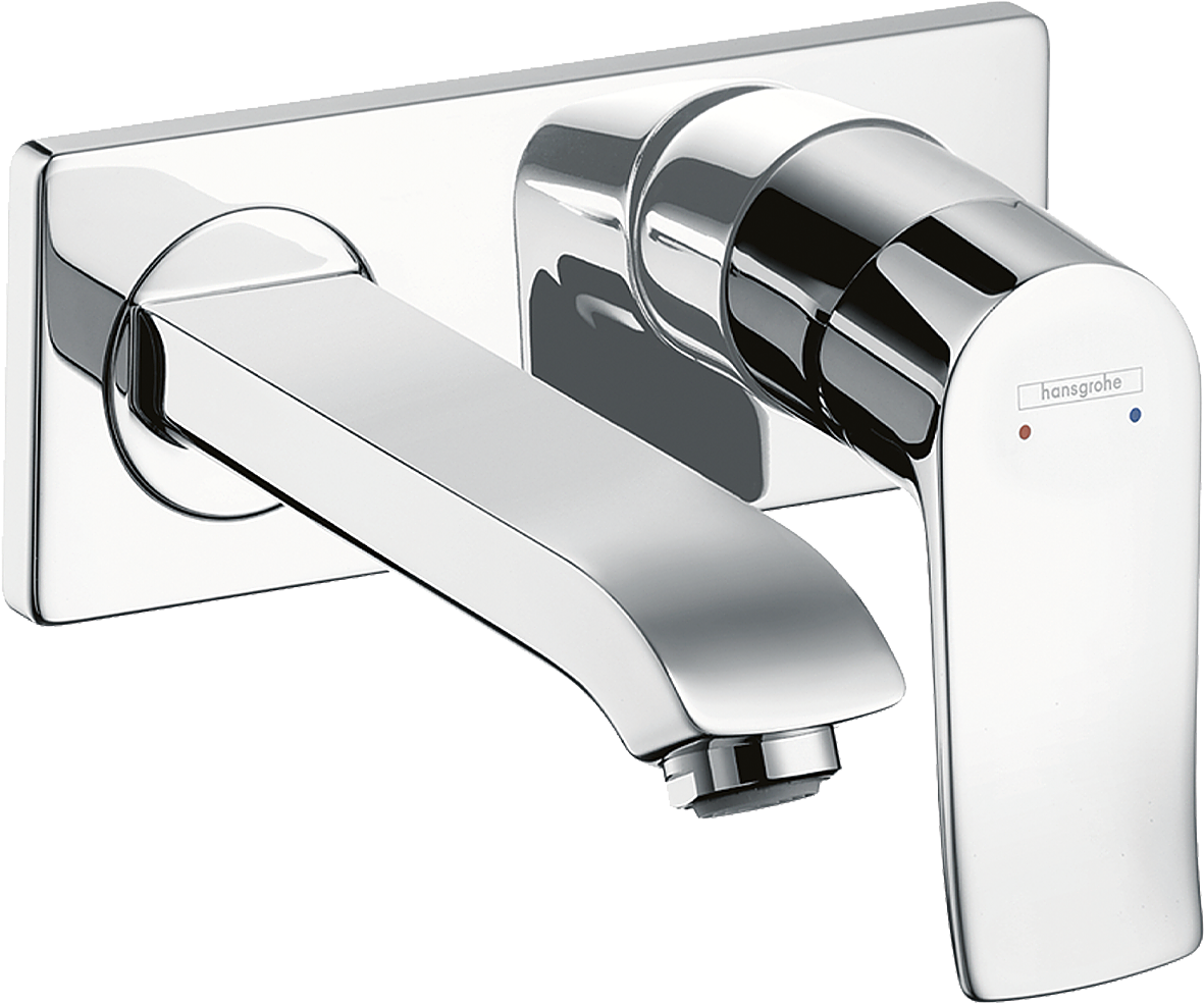 HansGrohe Metris Tek Kollu Lavabo Bataryası Ankastre Duvara Monte, 16.5 Cm Gaga İle - 31085000