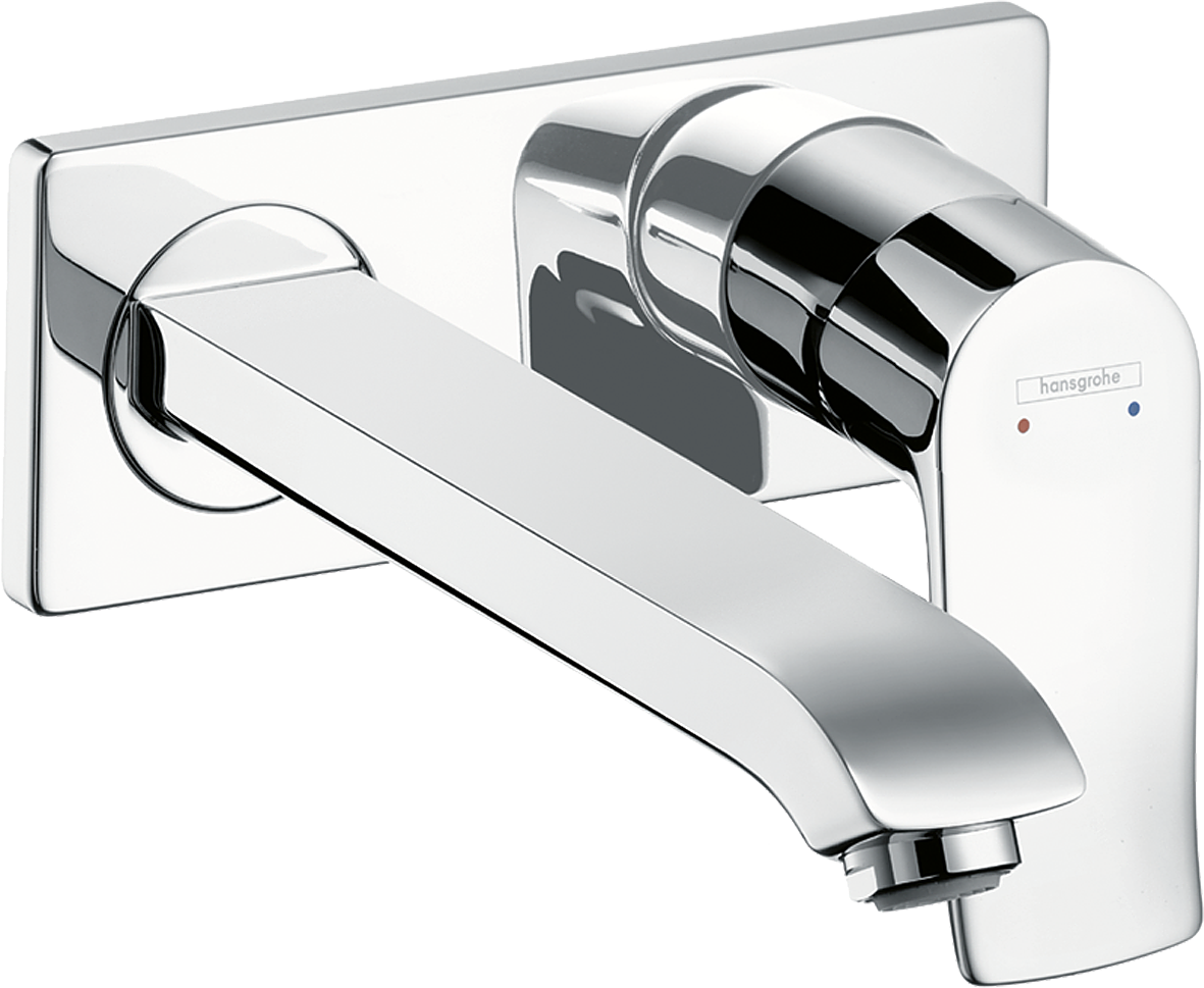 HansGrohe Metris Tek Kollu Lavabo Bataryası Ankastre Duvara Monte, 22.5 Cm Gaga İle - 31086000