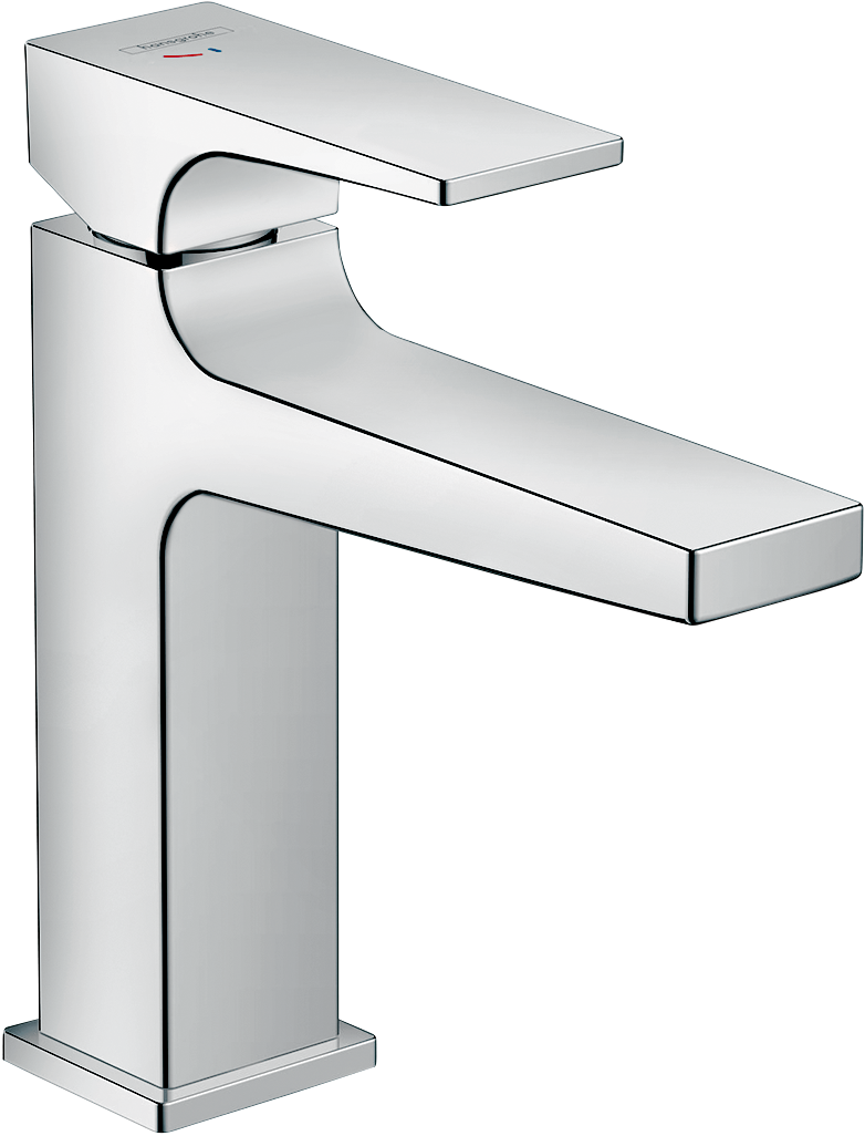HansGrohe Metropol Tek Kollu Lavabo Bataryası 110 Coolstart, Çubuk Volan Ve Bas - Aç Gider Seti İle - 32508000