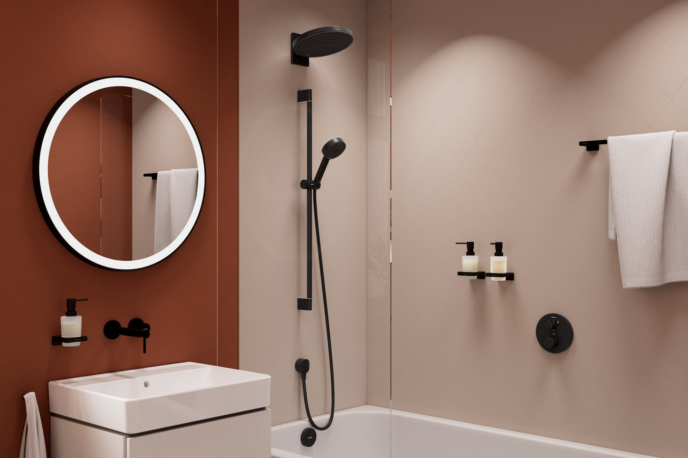 HansGrohe Pulsify S Tepe Duşu 260 1Jet Ecosmart - 24141670
