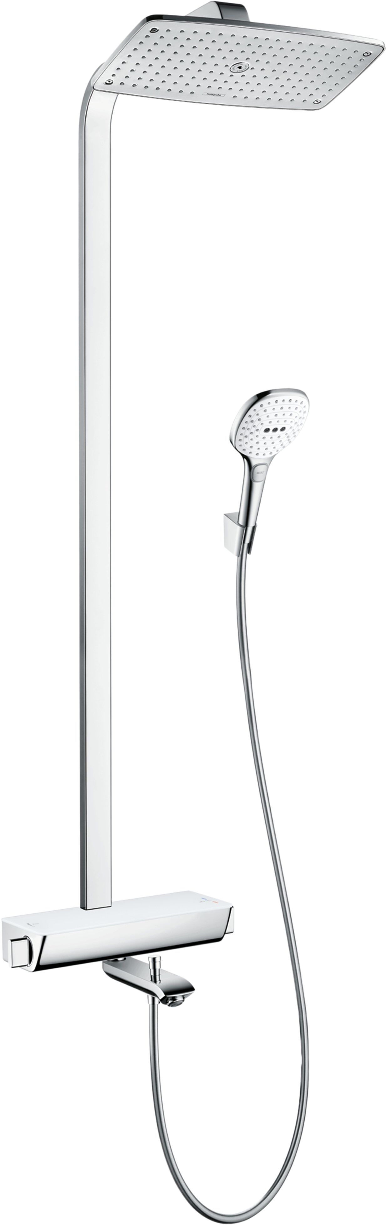 HansGrohe Raindance E Duş Kolonu 360 1 Jet, Banyo Termostat İle - 27113400