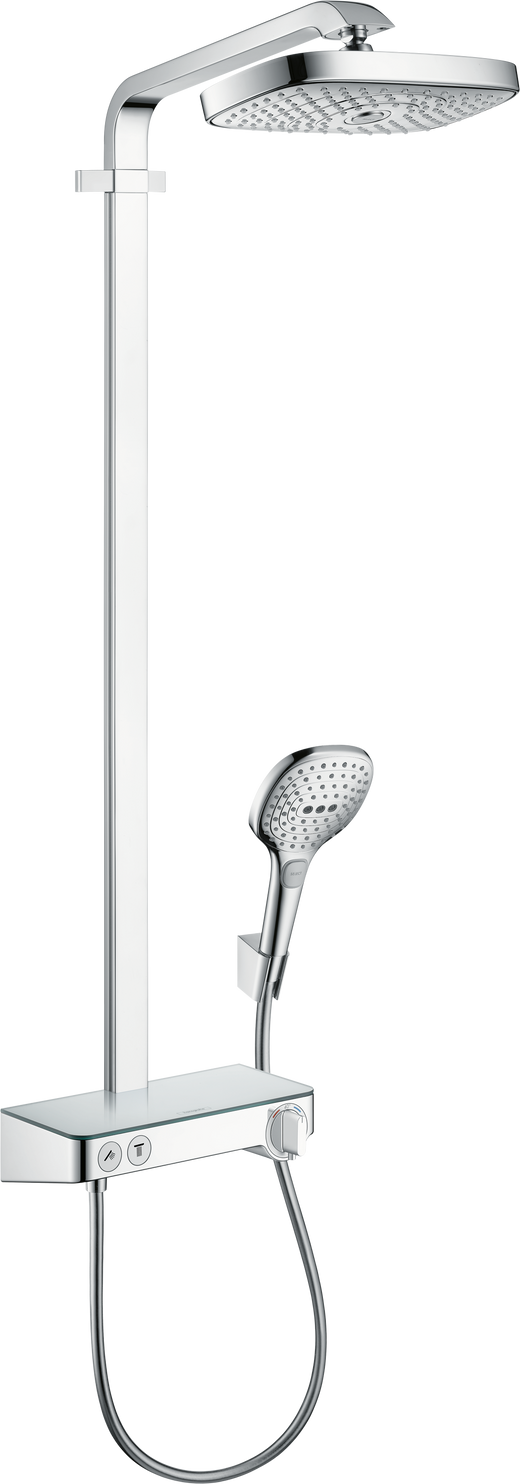 HansGrohe Raindance Select E Duş Kolonu 300 2 Jet, Ecosmart, 9 Lt/Dk, Showertablet Select 300 İle - 27283000