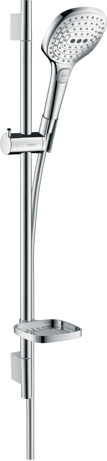 HansGrohe Raindance Select E Duş Seti 120 3 Jet, 65 Cm Duş Barı Ve Sabunluk İle - 26620000