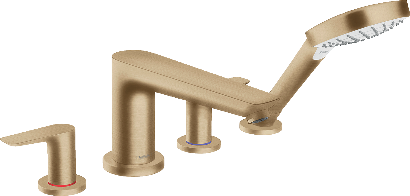 HansGrohe Talis E 4 - Delikli Küvet Kenarı Banyo Bataryası - 71748140