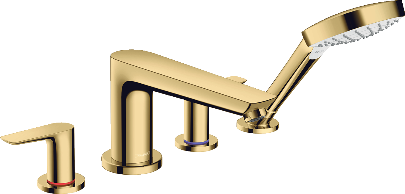 HansGrohe Talis E 4 - Delikli Küvet Kenarı Banyo Bataryası - 71748990
