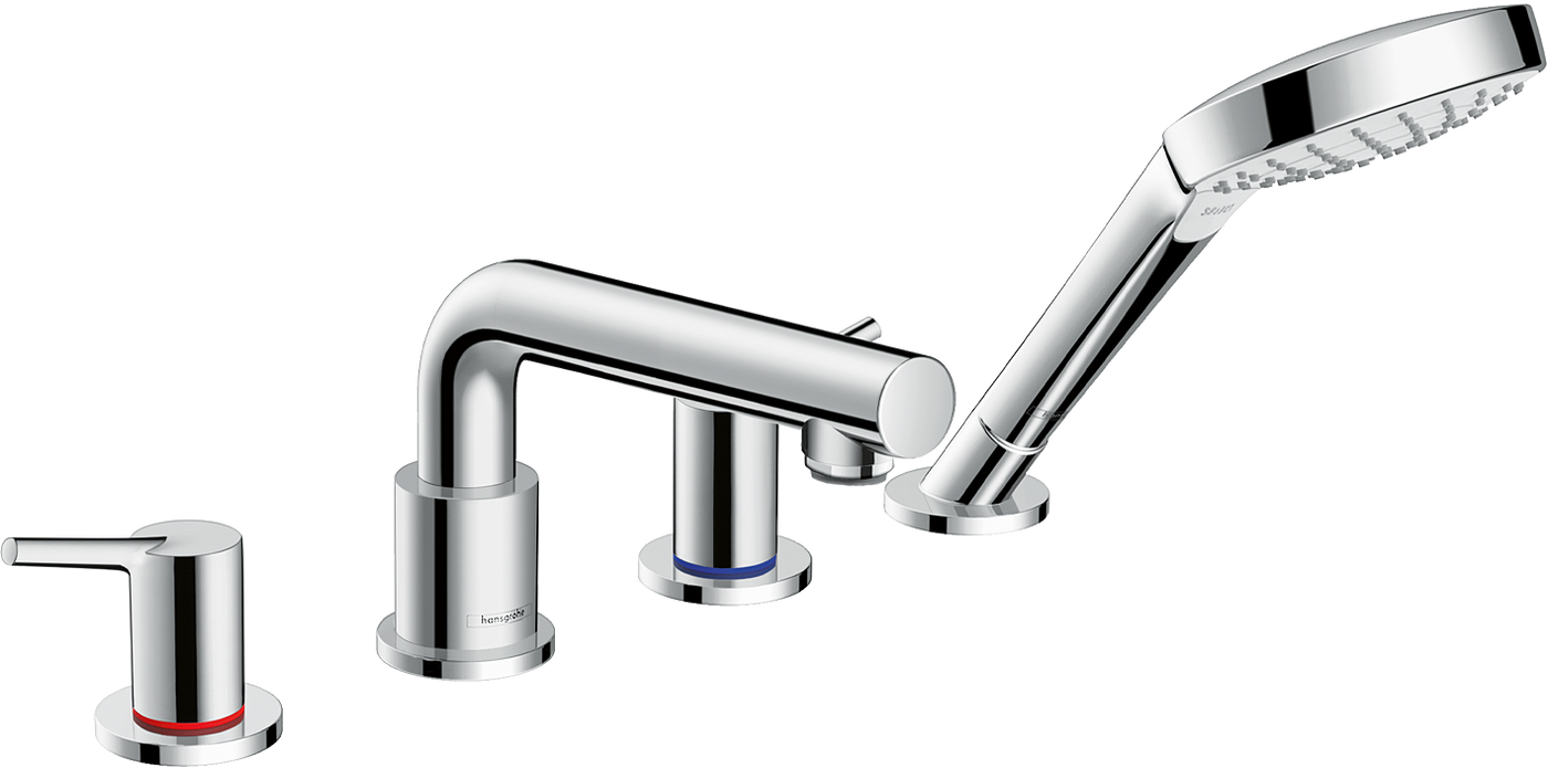 HansGrohe Talis S 4 - Delikli Küvet Kenarı Banyo Bataryası - 72419000