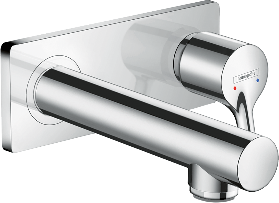 HansGrohe Talis S Tek Kollu Lavabo Bataryası Ankastre Duvara Monte, 16.5 Cm Gaga İle - 72110000