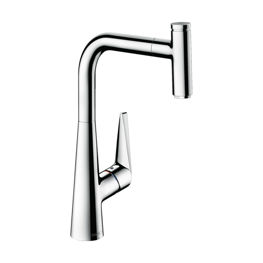 HansGrohe Talis Select M51 Tek Kollu Eviye Bataryası 300, Çekilebilir Gaga, 1Jet, Sbox - 73853000