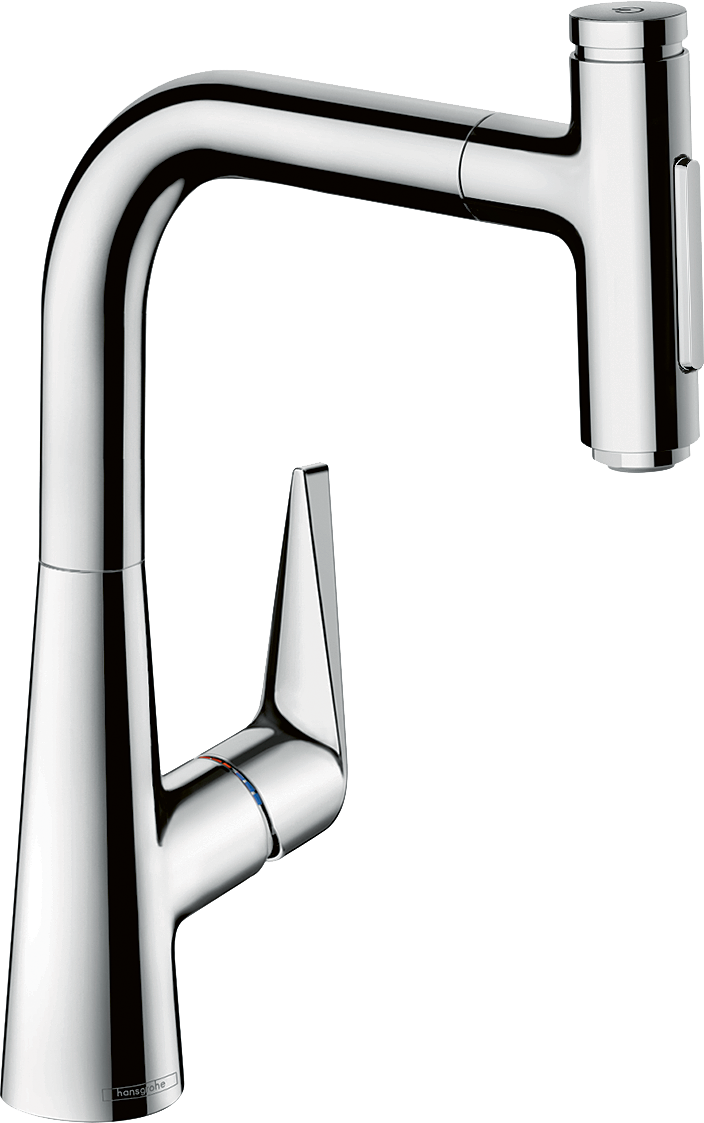 HansGrohe Talis Select M51 Tek Kollu Eviye Bataryası Çekilebilir El Duşu İle - 72824000