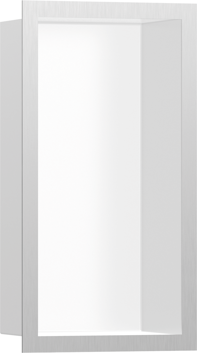 HansGrohe Xtrastoris Individual Duvar Nişi Satin Beyaz Tasarım Çerçeveli 300/150/100 - 56096800