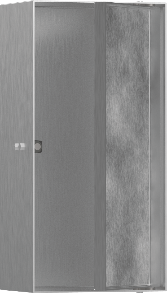 HansGrohe Xtrastoris Rock Duvar Nişi Seramik Kaplanabilir Kapak İle 300/150/100 - 56082800