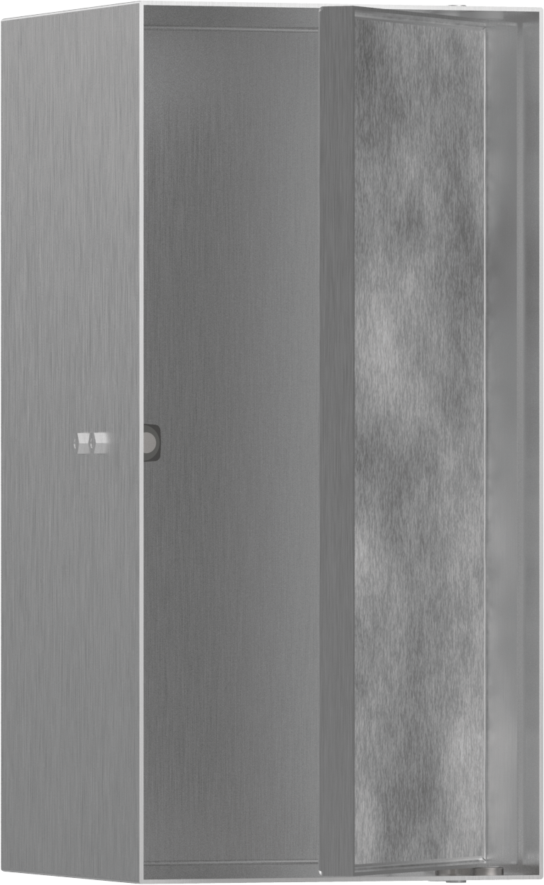 HansGrohe Xtrastoris Rock Duvar Nişi Seramik Kaplanabilir Kapak İle 300/150/140 - 56088800