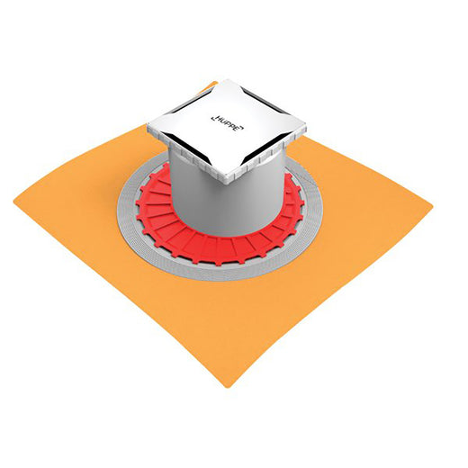 Hüppe Masters Yalıtımlı 10 x10 cm Mat Siyah Alttan