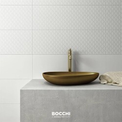 Bocchi Etna Çanak Lavabo 58 cm Mat Altın 1114-403-0125 - 3