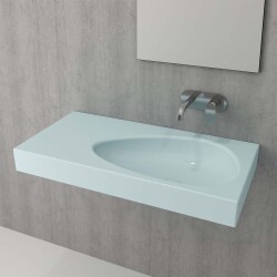 Bocchi Etna Etajerli Lavabo 90 cm Mat Buz Mavi 1115-029-0125 - 2