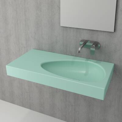 Bocchi Etna Etajerli Lavabo 90 cm Mat Mint Yeşil 1115-033-0125 - 2