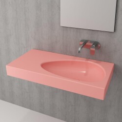 Bocchi Etna Etajerli Lavabo 90 cm Mat Somon 1115-032-0125 - 2